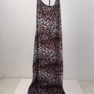Leopard Print Maxi Dress